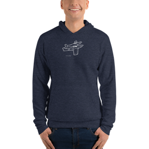 Twin Mustang - Air Superiority Icon Bella + Canvas Hoodie
