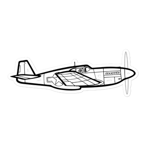 A-36 Apache Attack Aircraft Sticker
