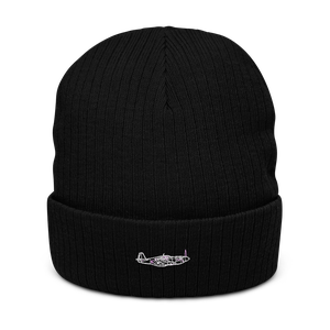 A-36 Apache Attack Aircraft Atlantis Recycled Cuffed Beanie