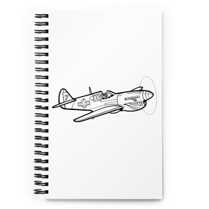 Curtiss P-40 Warhawk Fighter Notebook