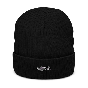 Curtiss P-40 Warhawk Fighter Atlantis Recycled Cuffed Beanie