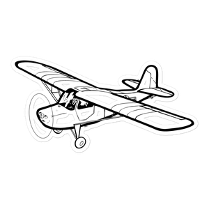 Aeronca L-16 Army Scout Sticker