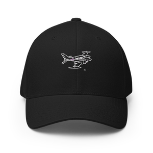 Cessna U-3B Blue Canoe Flexfit Hat