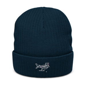 Cessna U-3B Blue Canoe Atlantis Recycled Cuffed Beanie