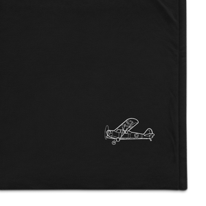 Piper L-4 Grasshopper Reconnaissance Port Authority Embroidered Premium Sherpa Blanket