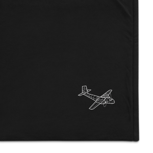 Caribou: Army Aviation's STOL Champion Port Authority Embroidered Premium Sherpa Blanket