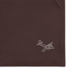 Caribou: Army Aviation's STOL Champion Port Authority Embroidered Premium Sherpa Blanket