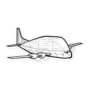 Aero Spacelines Super Guppy Sticker