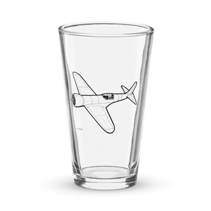 Hughes H-1 Aviation Icon  Shaker Pint Glass