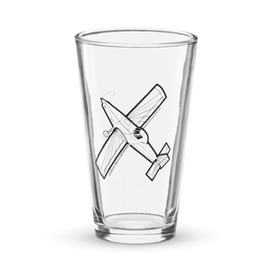 Air Tractor AT-502B Crop Duster  Shaker Pint Glass