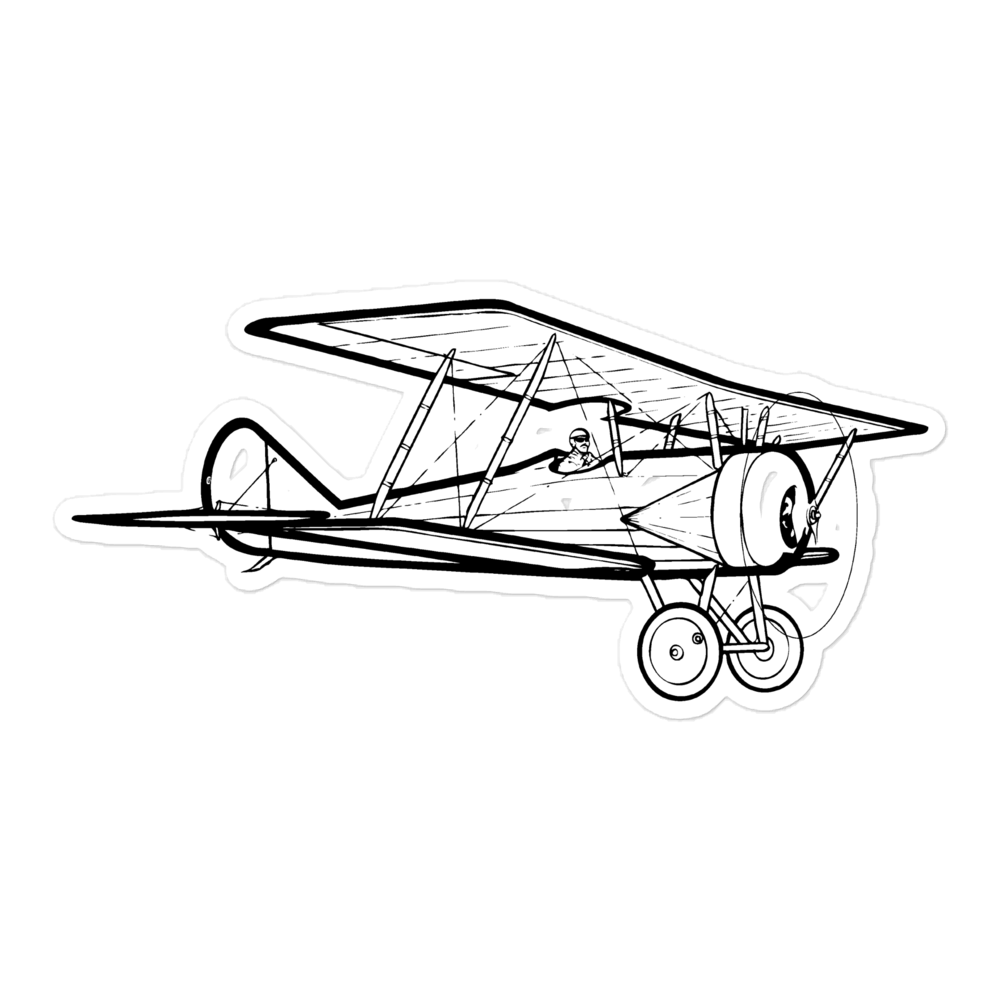 Thomas-Morse Scout Trainer Sticker - United States Army Air Service at ...