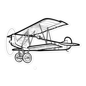 Fokker D.VII - WWI Air Superiority Sticker