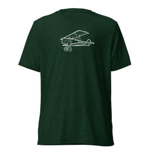 Fokker D.VII - WWI Air Superiority Tri-blend T-Shirt