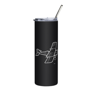 SE.5A British WWI Fighter  Stainless Steel Tumbler
