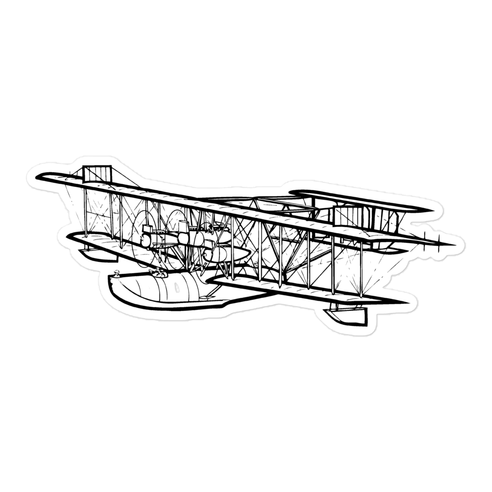 NC-4 Transatlantic Pioneer Sticker 