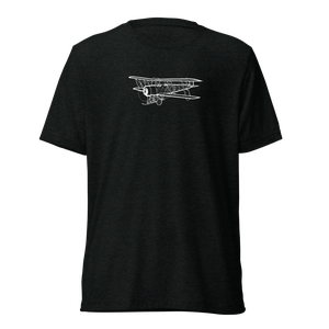 Avro 504: WWI Aviation Icon 2 Tri-blend T-Shirt