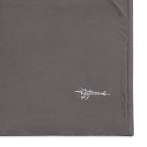 Fokker E.I Fighter Pioneer Port Authority Embroidered Premium Sherpa Blanket
