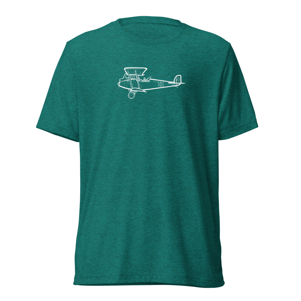 Rumpler C.V Reconnaissance Biplane Tri-blend T-Shirt 