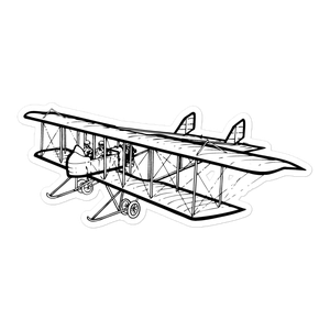 Maurice Farman Pioneer Aircraft Sticker