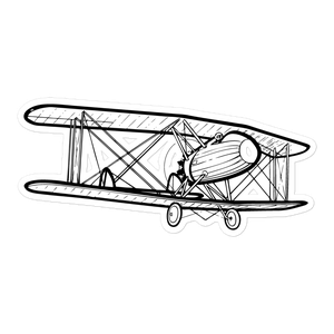 Mysterious WWI Aircraft P.B. 25 Sticker