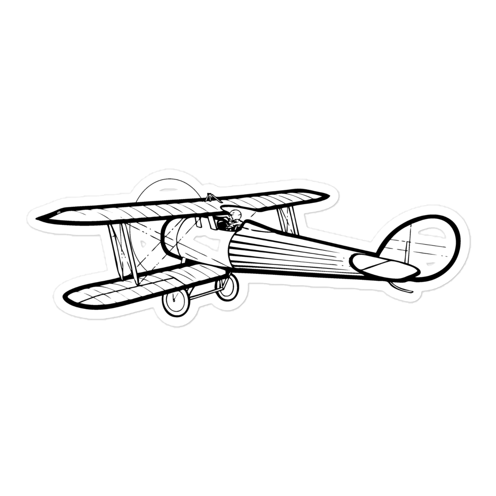 Nieuport 28 American Fighter Pioneer Sticker - Air Service, United ...