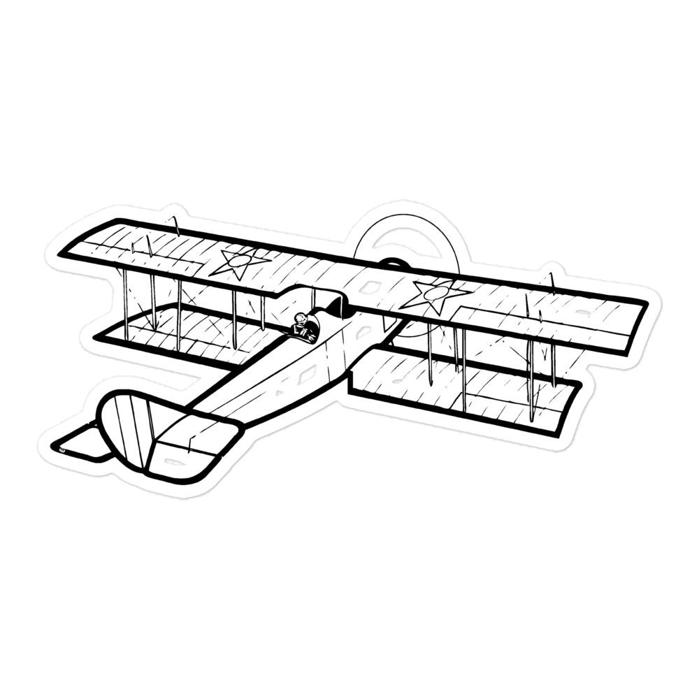 Curtiss JN-4 Jenny Sticker - Curtiss Aeroplane and Motor Company at ...