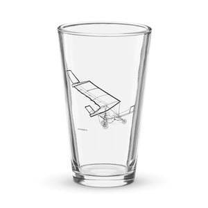 ASCENDER III Ultralight Adventure  Shaker Pint Glass