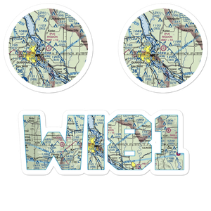 Rigdon Private Airport (WI81) VFR Sectional Sticker Pack