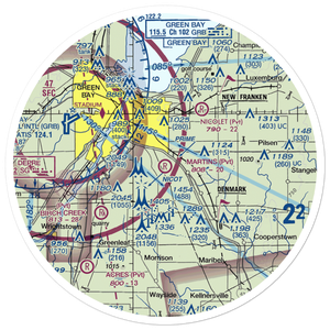 Martins Aerodrome (WI78) VFR Sectional Sticker (30 mile)