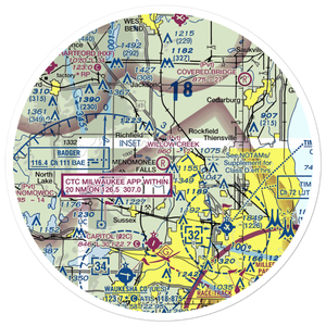 Willow Creek Airport (WI77) VFR Sectional Sticker (30 mile)