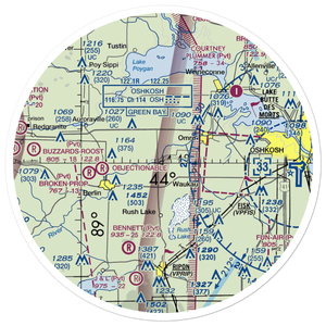 Happy Jacks Air Strip (WI73) VFR Sectional Sticker (30 mile)