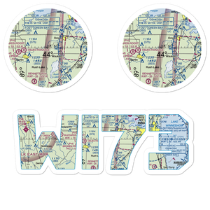 Happy Jacks Air Strip (WI73) VFR Sectional Sticker Pack