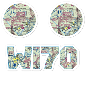 Swan Airport (WI70) VFR Sectional Sticker Pack