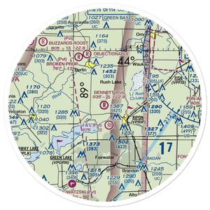 Bennet Field (WI67) VFR Sectional Sticker (30 mile)