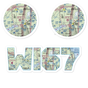 Bennet Field (WI67) VFR Sectional Sticker Pack