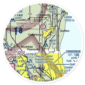 Sss Aerodrome (WI62) VFR Sectional Sticker (20 mile)