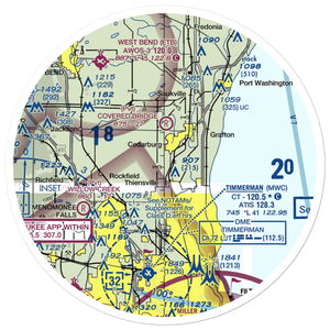 Sss Aerodrome (WI62) VFR Sectional Sticker (30 mile)
