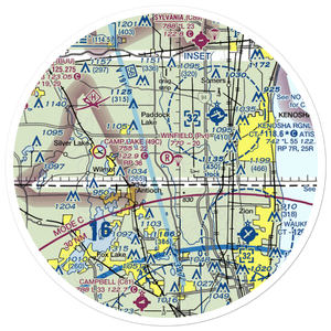 Winfield Airport (WI58) VFR Sectional Sticker (30 mile)