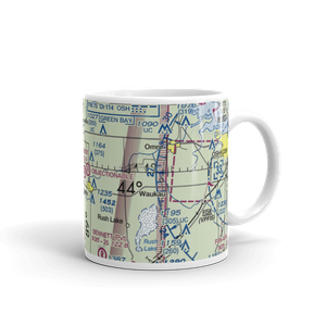 Broken Prop Airport (WI55) VFR Sectional  Mug