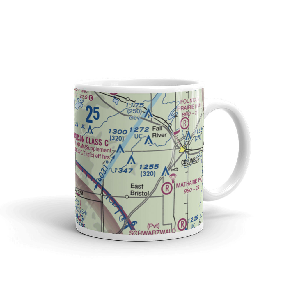 Del Monte Airport (WI51) VFR Sectional  Mug 