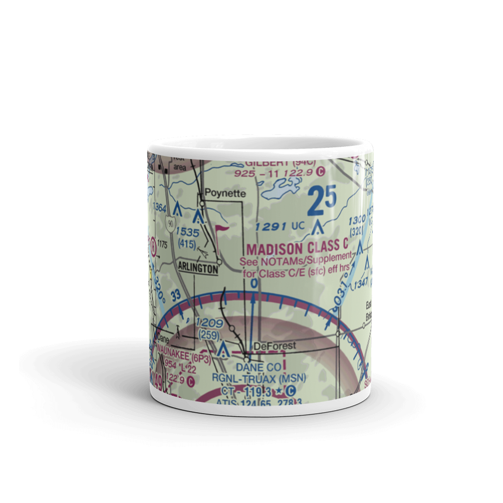 Del Monte Airport (WI51) VFR Sectional  Mug 