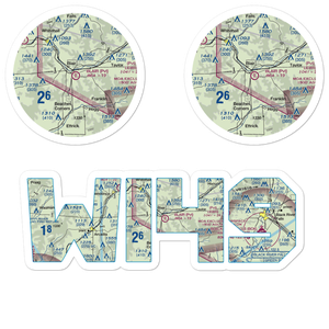 Blair Airport (WI49) VFR Sectional Sticker Pack