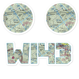 Atkins Ridge Airport (WI43) VFR Sectional Sticker Pack