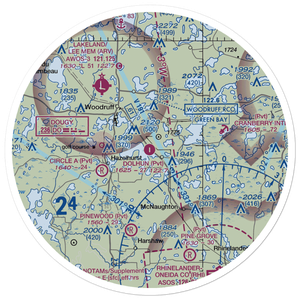 Dolhun Field (WI36) VFR Sectional Sticker (30 mile)