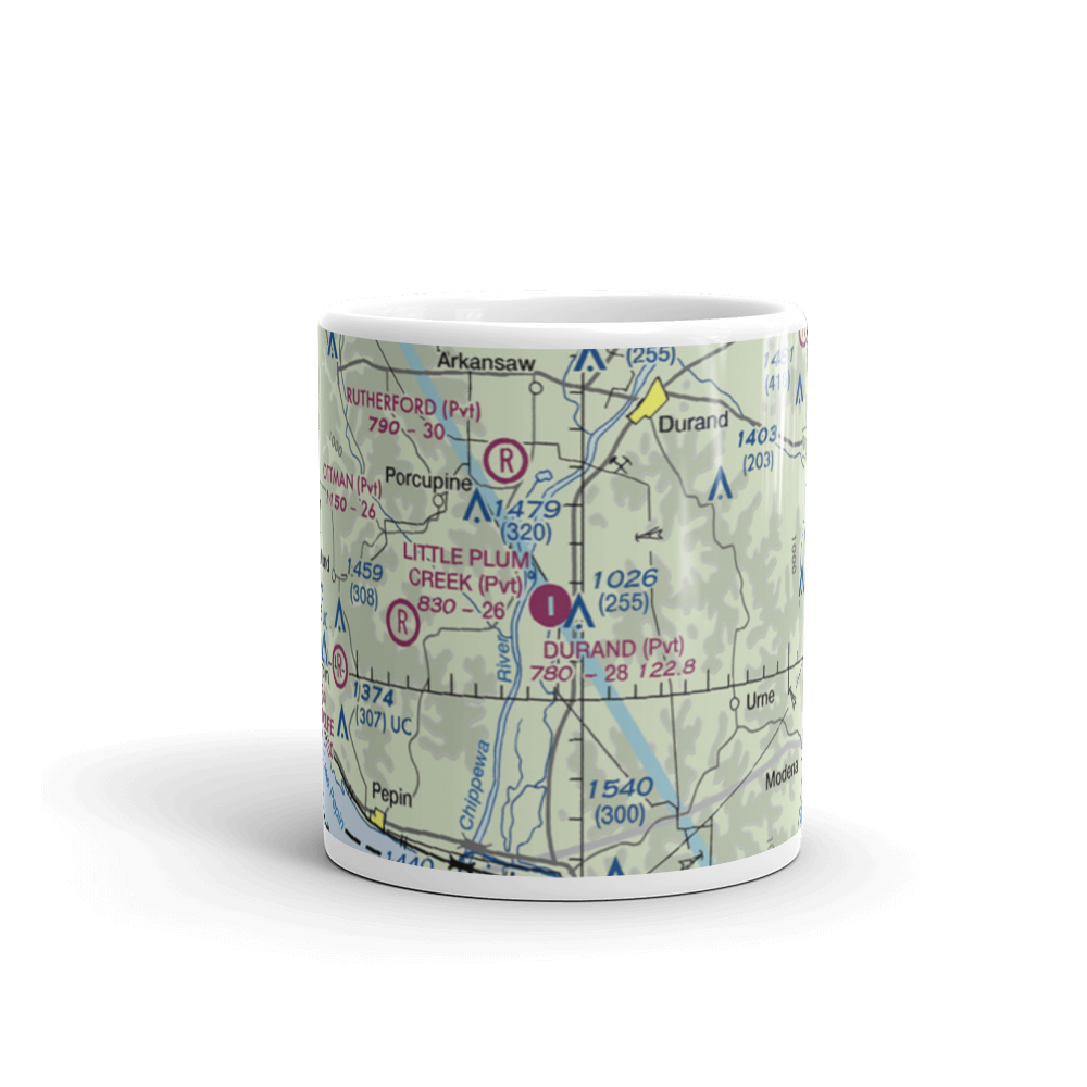 Durand Municipal Airport (WI25) VFR Sectional  Mug 