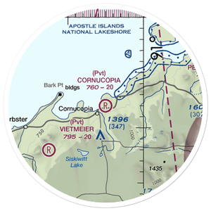 Cornucopia Field (WI23) VFR Sectional Sticker (20 mile)