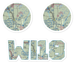 Gateway Airport (WI18) VFR Sectional Sticker Pack