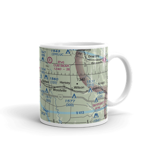 Baldwin Airport (WI14) VFR Sectional  Mug