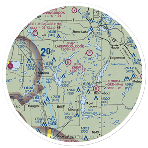 Lilac Time Airport (WI12) VFR Sectional Sticker (30 mile)