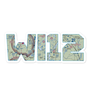 Lilac Time Airport (WI12) VFR Sectional Sticker